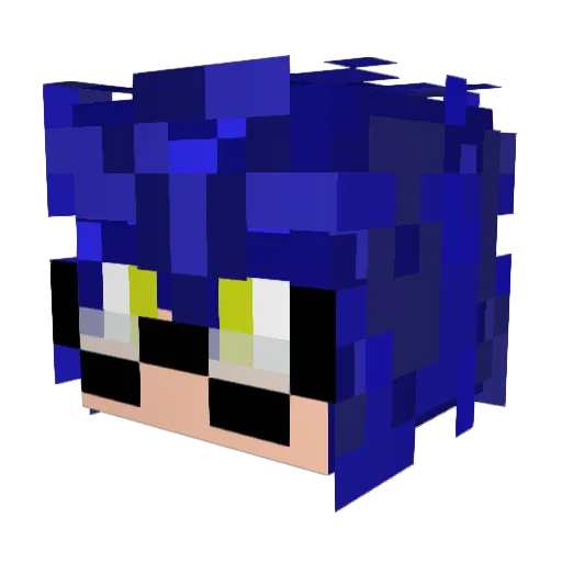 camenn666 Minecraft avatar head, 3D render