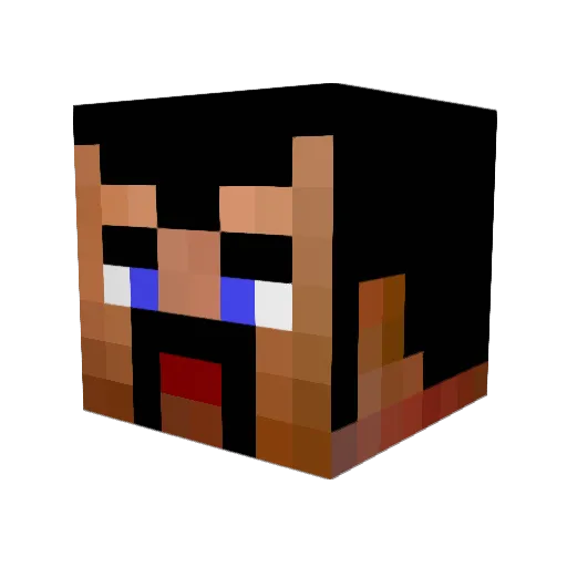 cameronaro54 Minecraft avatar head, 3D render