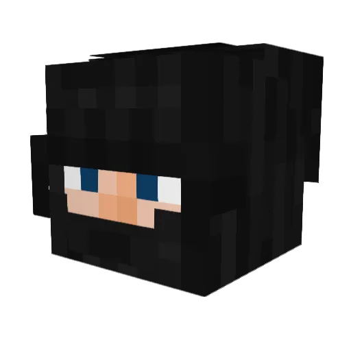 cameroncarracer Minecraft avatar head, 3D render