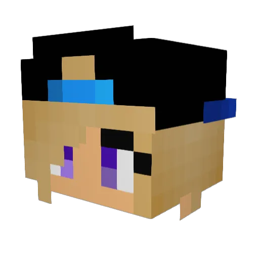 cameronjosh Minecraft avatar head, 3D render