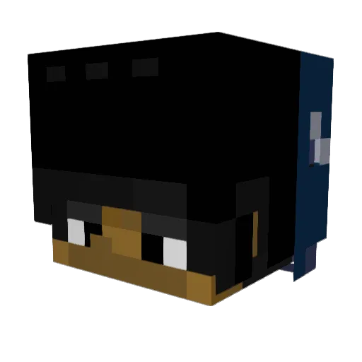 cameronyh Minecraft avatar head, 3D render