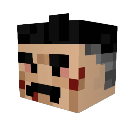 cameroony234 Minecraft avatar head, 3D render