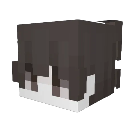 camhz Minecraft avatar head, 3D render