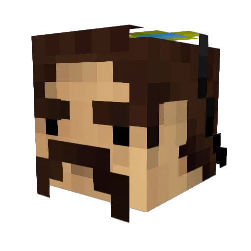 cami1210 Minecraft avatar head, 3D render