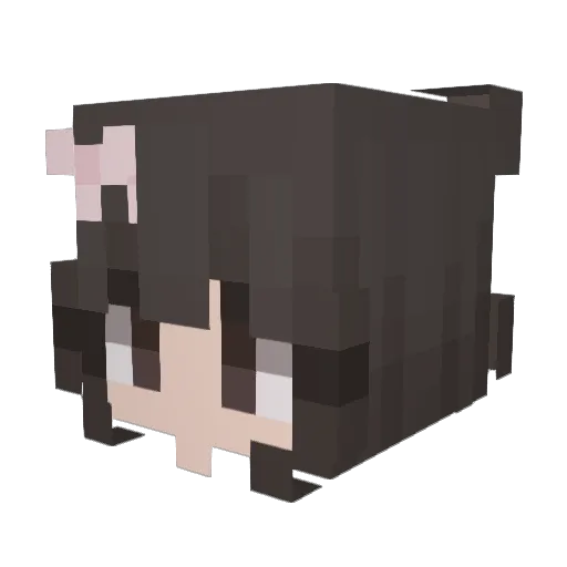 camigonx Minecraft avatar head, 3D render