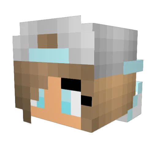 camiiisss Minecraft avatar head, 3D render