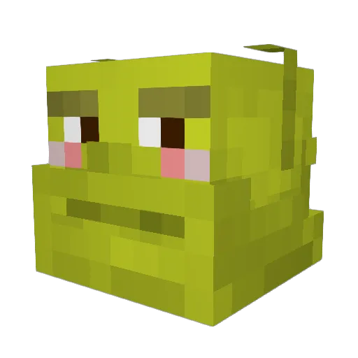camilavi Minecraft avatar head, 3D render