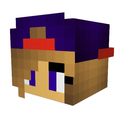camilla23488 Minecraft avatar head, 3D render