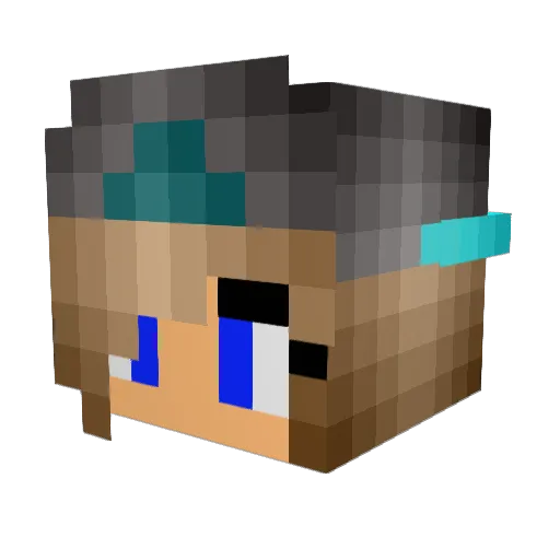 camillabl2 Minecraft avatar head, 3D render