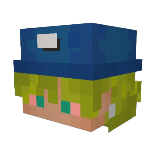 camilomd11 Minecraft avatar head, 3D render