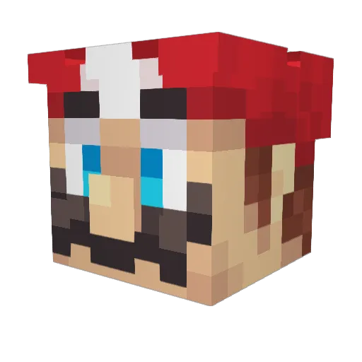 camilzinc Minecraft avatar head, 3D render