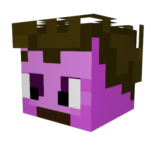 camjun09 Minecraft avatar head, 3D render