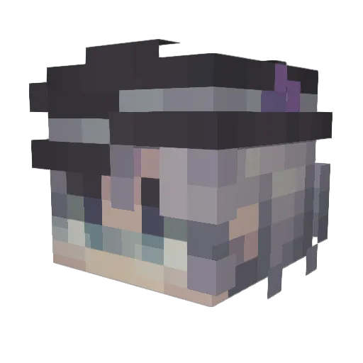 camm33 Minecraft avatar head, 3D render