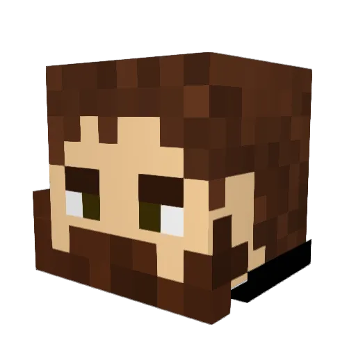 camman053 Minecraft avatar head, 3D render