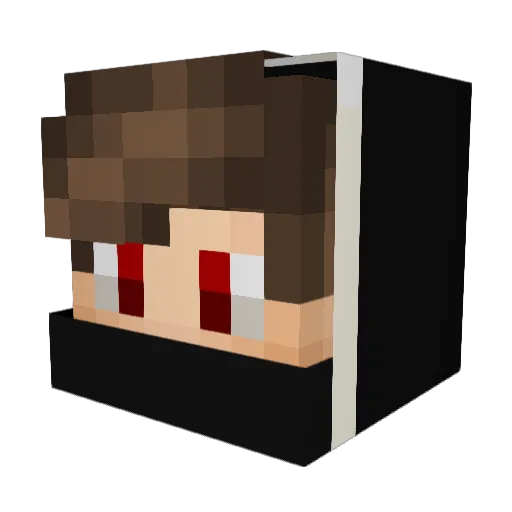 camman18 Minecraft avatar head, 3D render