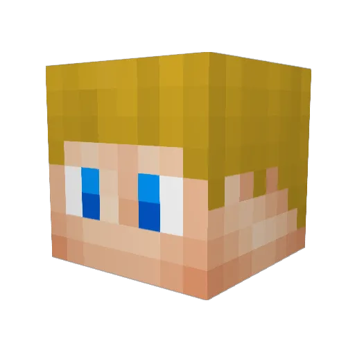 camman317 Minecraft avatar head, 3D render