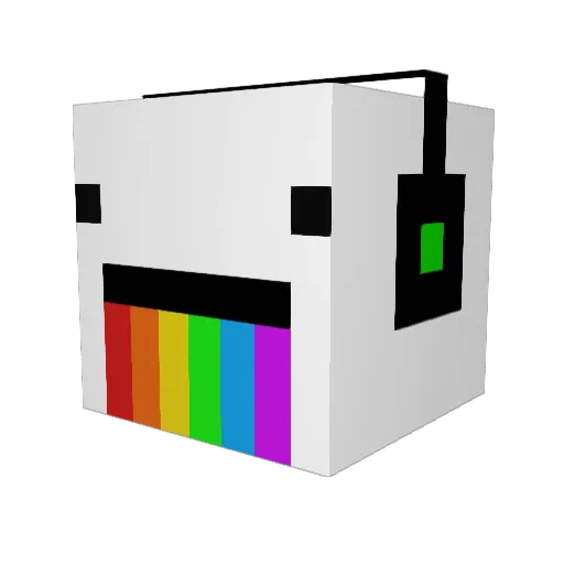 camo229 Minecraft avatar head, 3D render