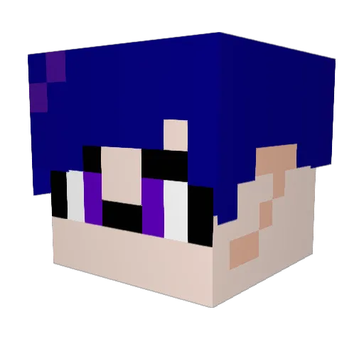 camoandzap Minecraft avatar head, 3D render