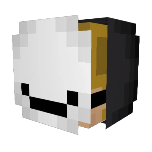 camoukeepi Minecraft avatar head, 3D render