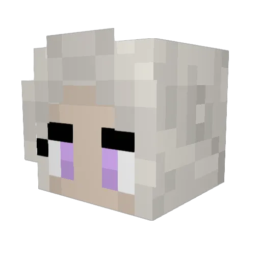 camperlynn Minecraft avatar head, 3D render