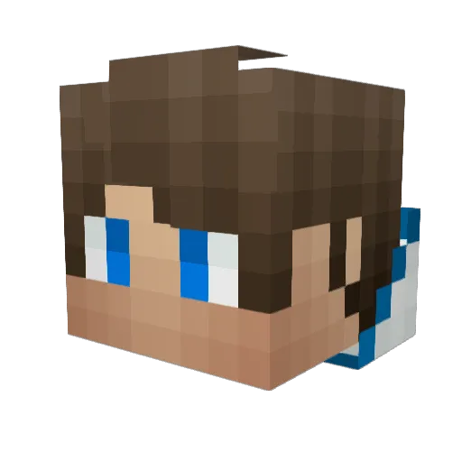 campotpro Minecraft avatar head, 3D render