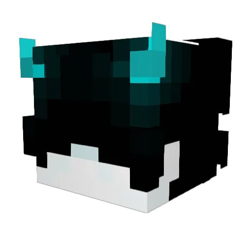 camprono Minecraft avatar head, 3D render