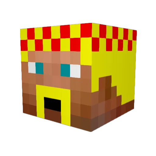 campwater85 Minecraft avatar head, 3D render