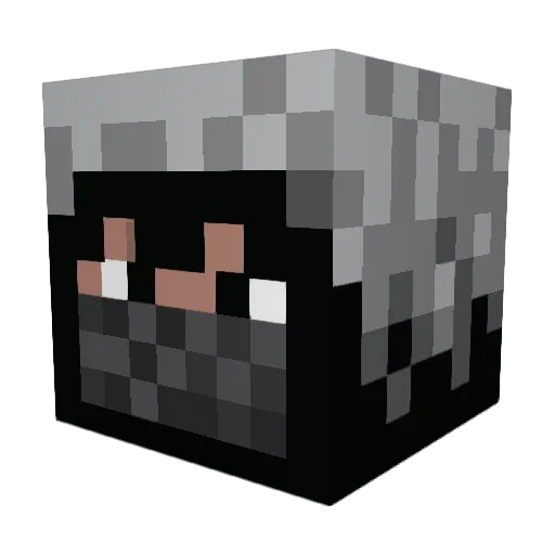 camron10 Minecraft avatar head, 3D render