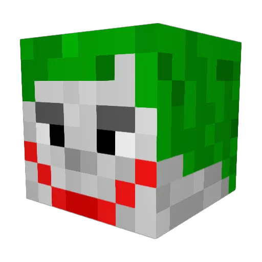 camronmonro Minecraft avatar head, 3D render