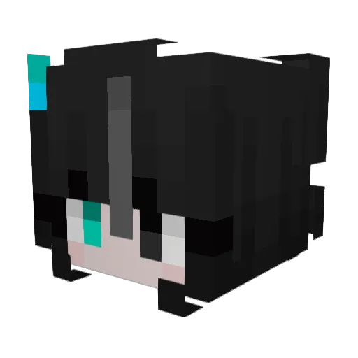 camrox Minecraft avatar head, 3D render