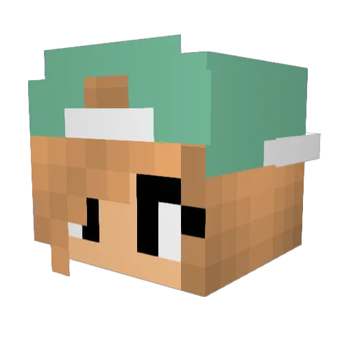 camrynjoyce Minecraft avatar head, 3D render