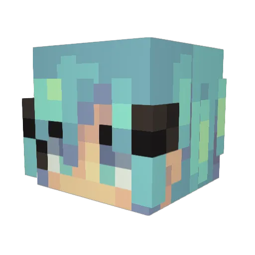 camslegs Minecraft avatar head, 3D render