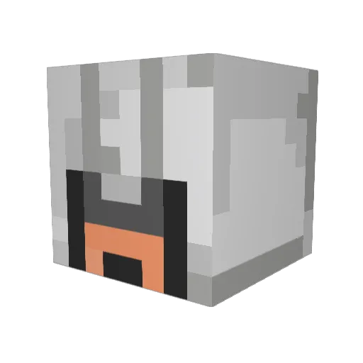 camtheman2242 Minecraft avatar head, 3D render