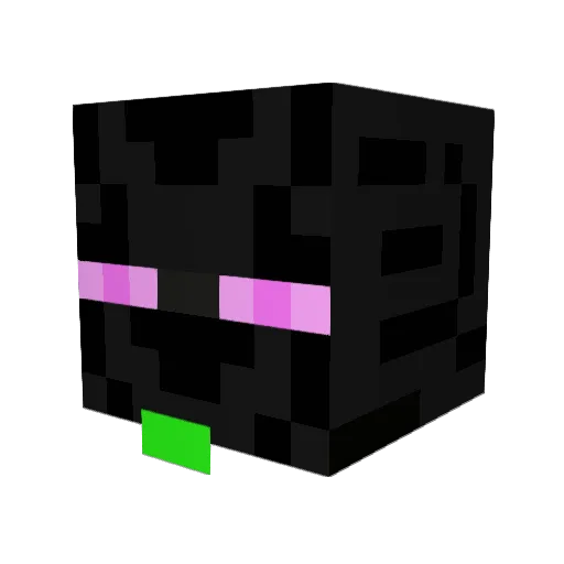 camusng Minecraft avatar head, 3D render