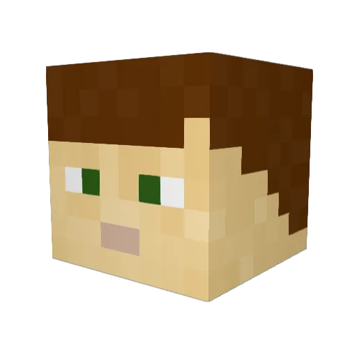 camyboy33 Minecraft avatar head, 3D render