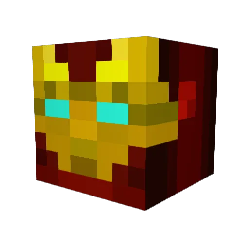 can_am70 Minecraft avatar head, 3D render
