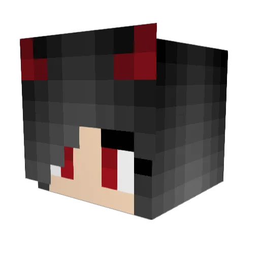 canadaplayer Minecraft avatar head, 3D render