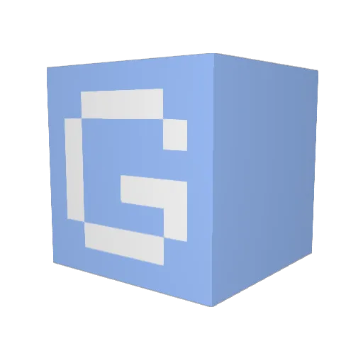candeese Minecraft avatar head, 3D render