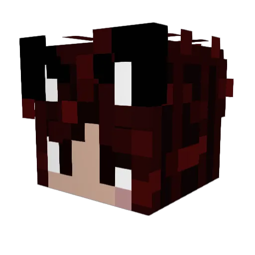 candepazos Minecraft avatar head, 3D render