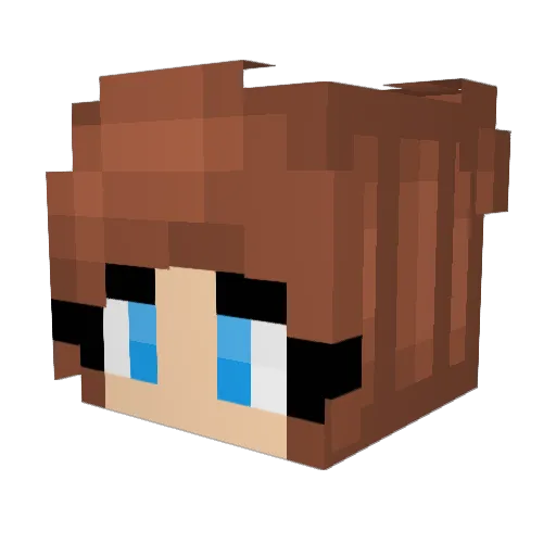 candicejvl Minecraft avatar head, 3D render
