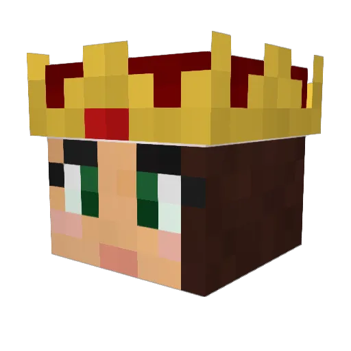 candistyx Minecraft avatar head, 3D render