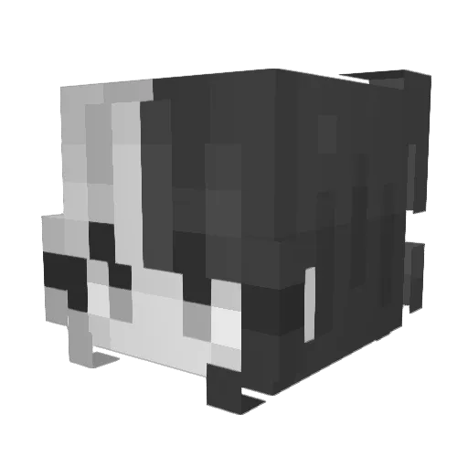 candlecrisp Minecraft avatar head, 3D render