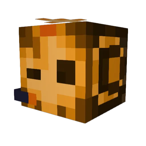 candy_cattt Minecraft avatar head, 3D render