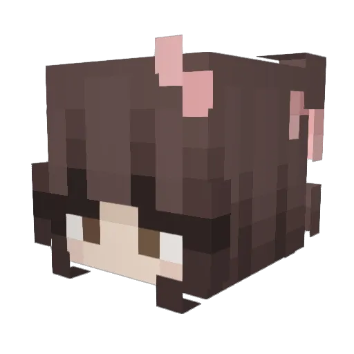 candy_lilyana Minecraft avatar head, 3D render