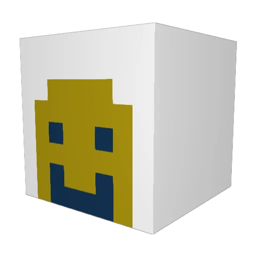 candyapplesoap Minecraft avatar head, 3D render