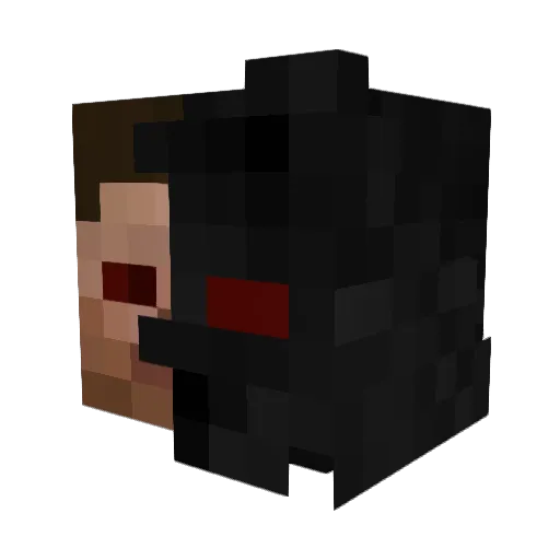 candyboinarco Minecraft avatar head, 3D render