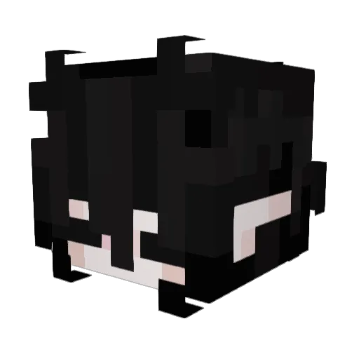 candybracelet Minecraft avatar head, 3D render