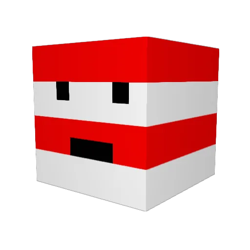 candycain6612 Minecraft avatar head, 3D render