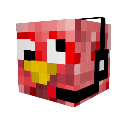 candyman842 Minecraft avatar head, 3D render