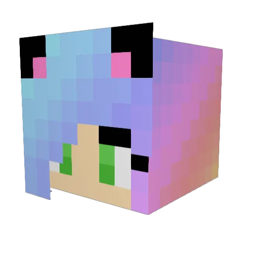 candypop2506 Minecraft avatar head, 3D render